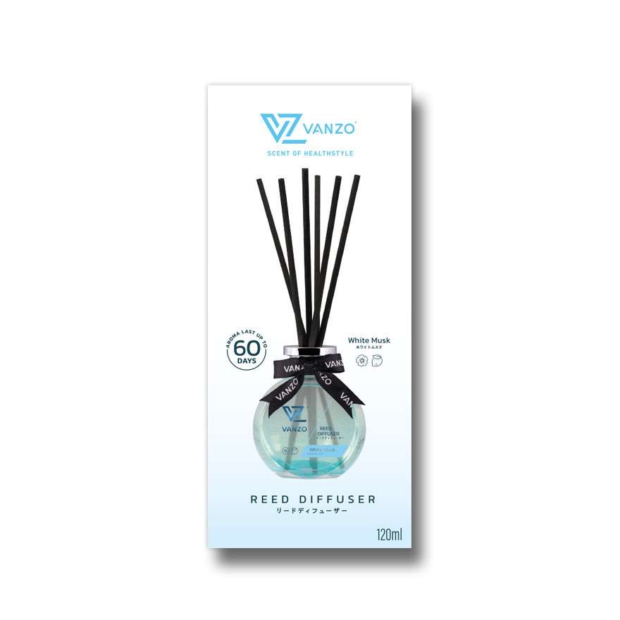 VANZO Reed diffuser white musk 120ml