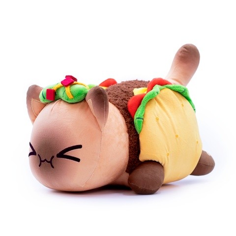 Aphmau Plush Meemeows Food Cats Plushie Bunle Ahpmau French Fries Burger Pillow Plush Toys Kawaii Cute Plushy Cats Doll