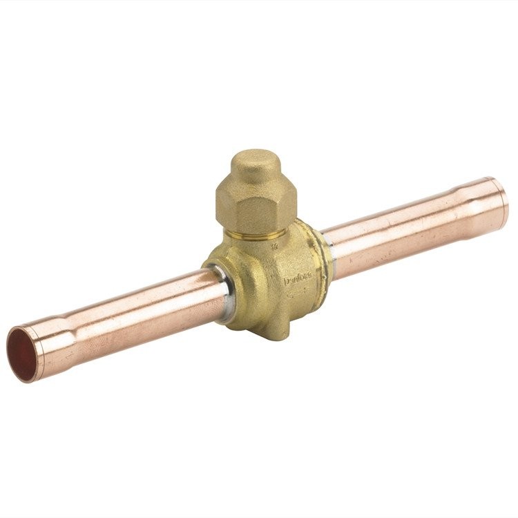 Original Denvers GBV Refrigeration Brass Ball Valve Air Conditioning Cooler Unit Refrigeration Central Air Conditioning Accessories