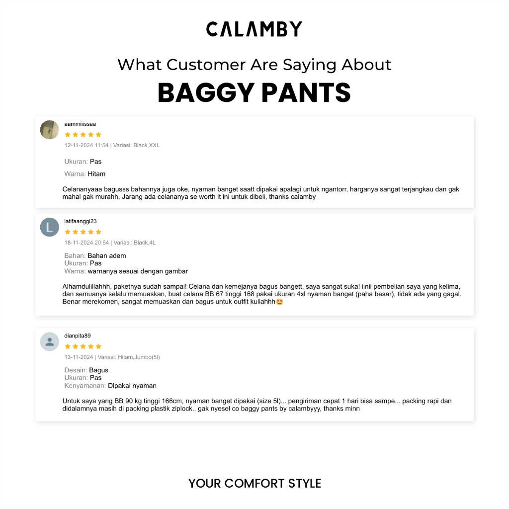 Outdoor Style Baggy Pants (American Drill) CALAMBY Fashion Casual - Image 5