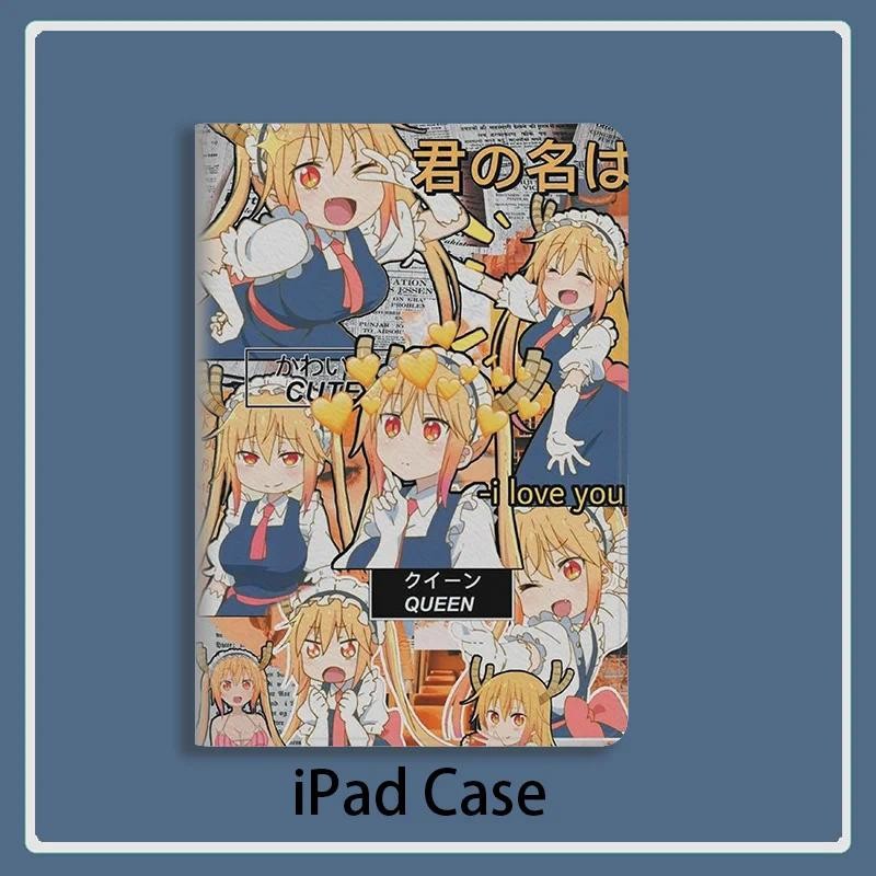 Kobayashi Miss Kobayashi's Dragon Maid Case For iPad 10.2 9th 10th Mini 4 5 Case Luxury Silicone Pro 11 13 For iPad Air 1 2 3 6