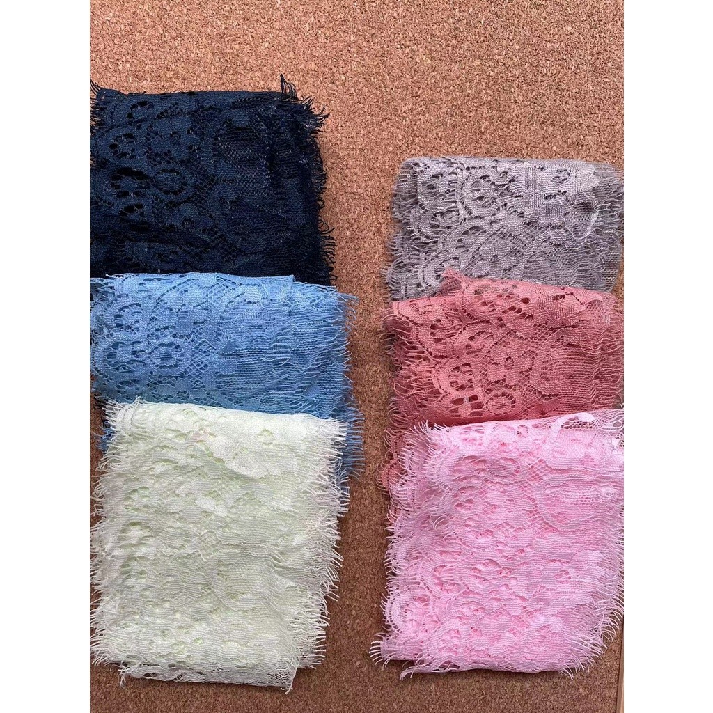 French Reliable 3 Meter Price High Quality Chantilly Lace Trim Wedding Veil Eyelash Edges Fabric - Image 4