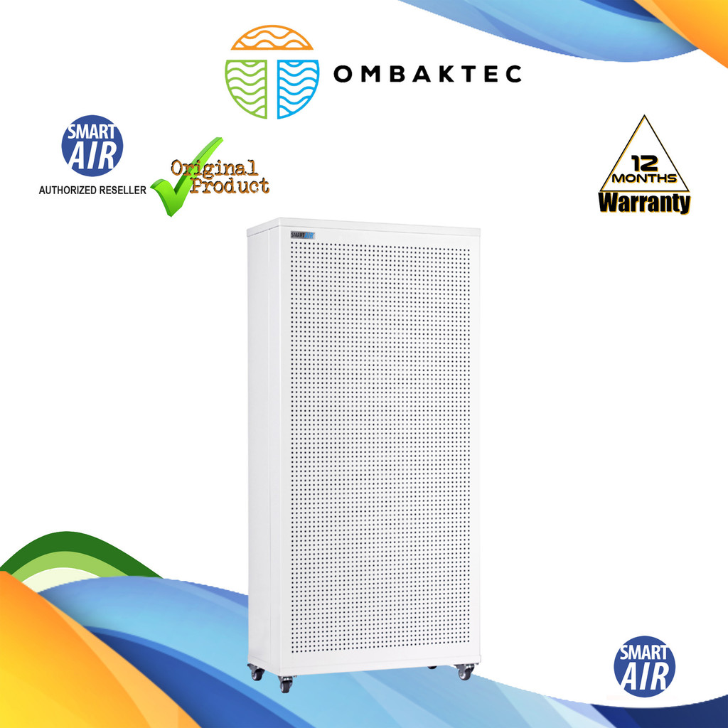 Smart Air Blast Mk II Air Purifier | 2000m³/h Clean Air | 130m² (1400 sqft) | 43dB Noise Level