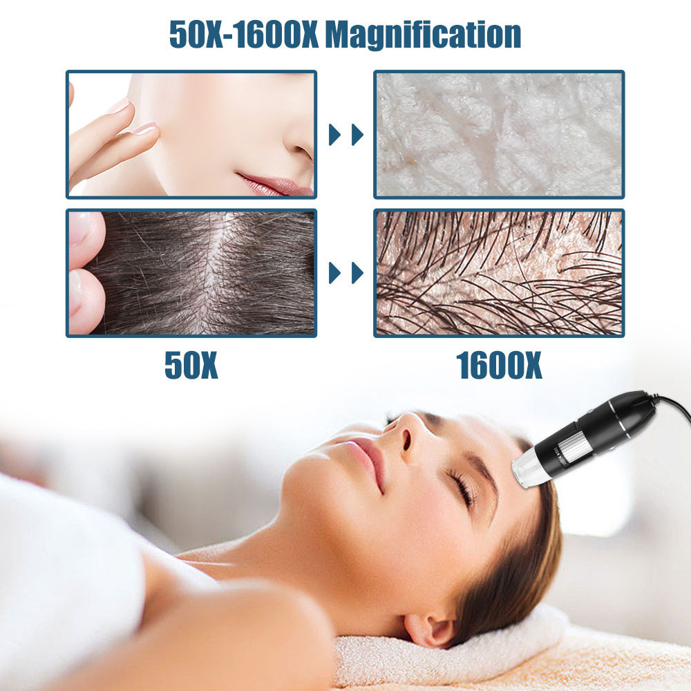 Must Reliable USB Dermatoscope Skin Analyzer Machine Professional aesthetic equipment Microscope Soldering Facial Sca...