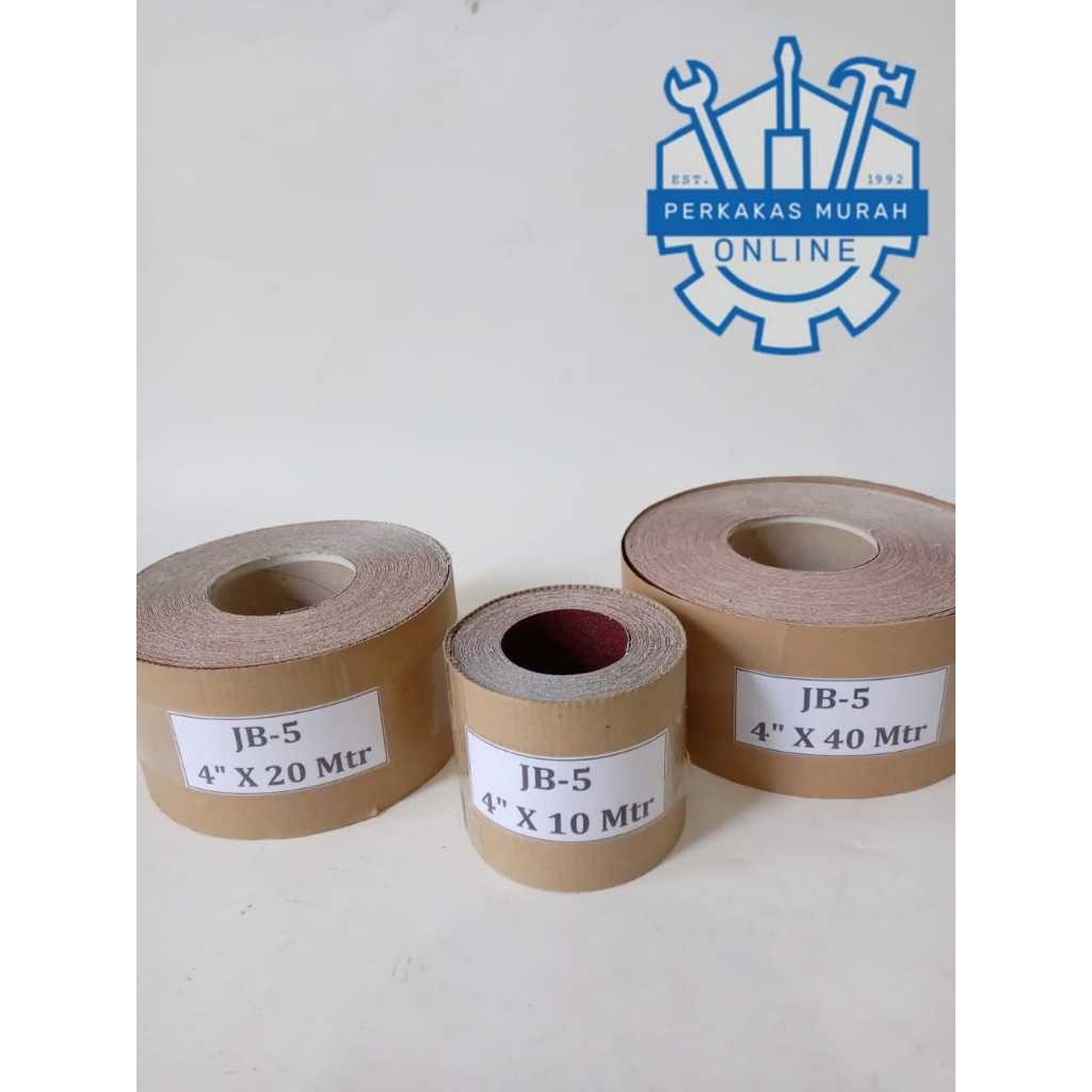 Premium Durable Sandpaper Roll/Sandpaper Meter JB5 Grit 40-400 4 x 40m Must
