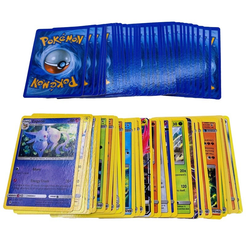 Quality Multi 72 English version game cards battle style evolution team up play trading card collection children's gift