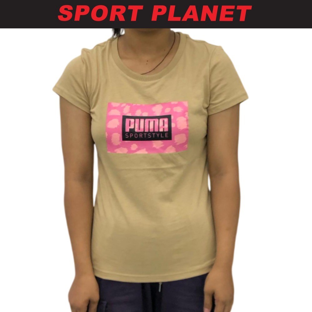 Puma Women Graphic Tee Shirt Baju Perempuan (682737-84) Sport Planet 29-47
