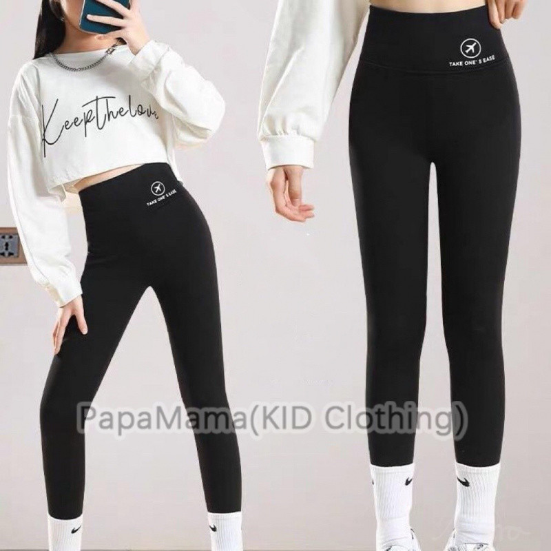 2-15 Years Old Kids Korean Style Leggings For Teens Casual Sports Leggings Cycling Shark Skin Sexy Leggings For Girls High Quality Outerwear Stretch Tights Fitness Pants For Kids