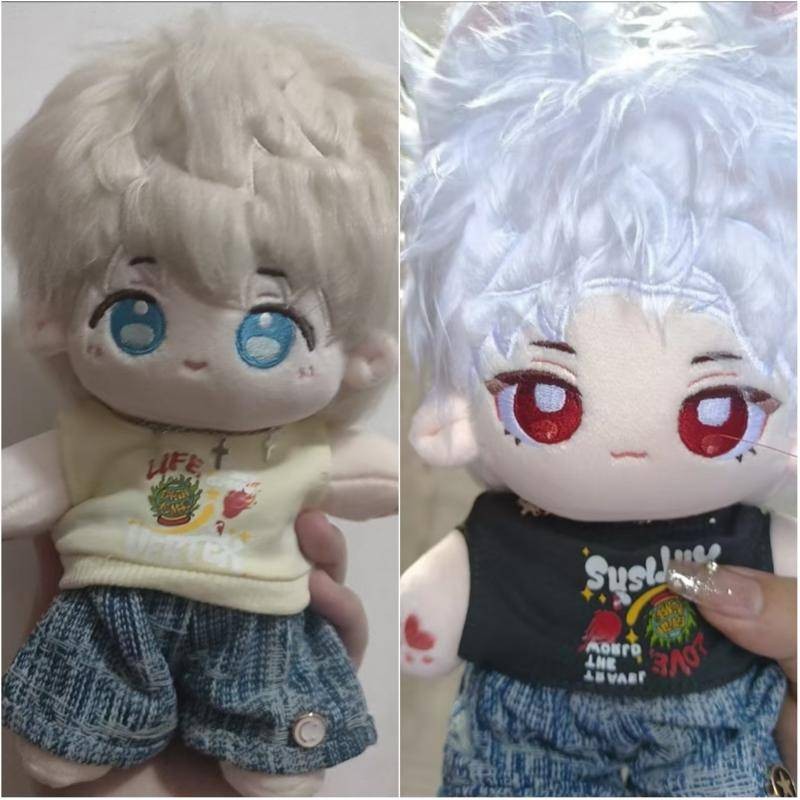 20cm Love and Deepspace  Fashion Outfit Idol Dolls Xavier Zayne Rafayel ralayo Sylus Cute Plush Doll'S Clothes Bib Pants Accessories