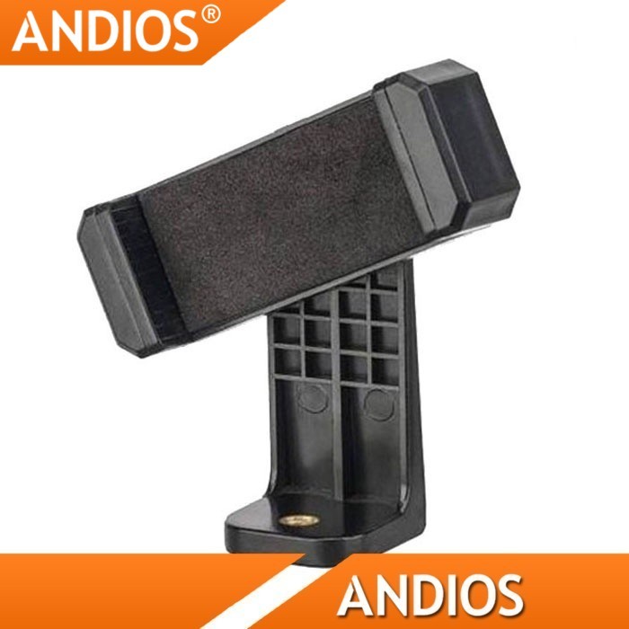 Phone Clip 360 Rotation Horizontal Vertical Bracket Smartphone Klip Holder Fon Menegak Melintang Braket Telefon Andios