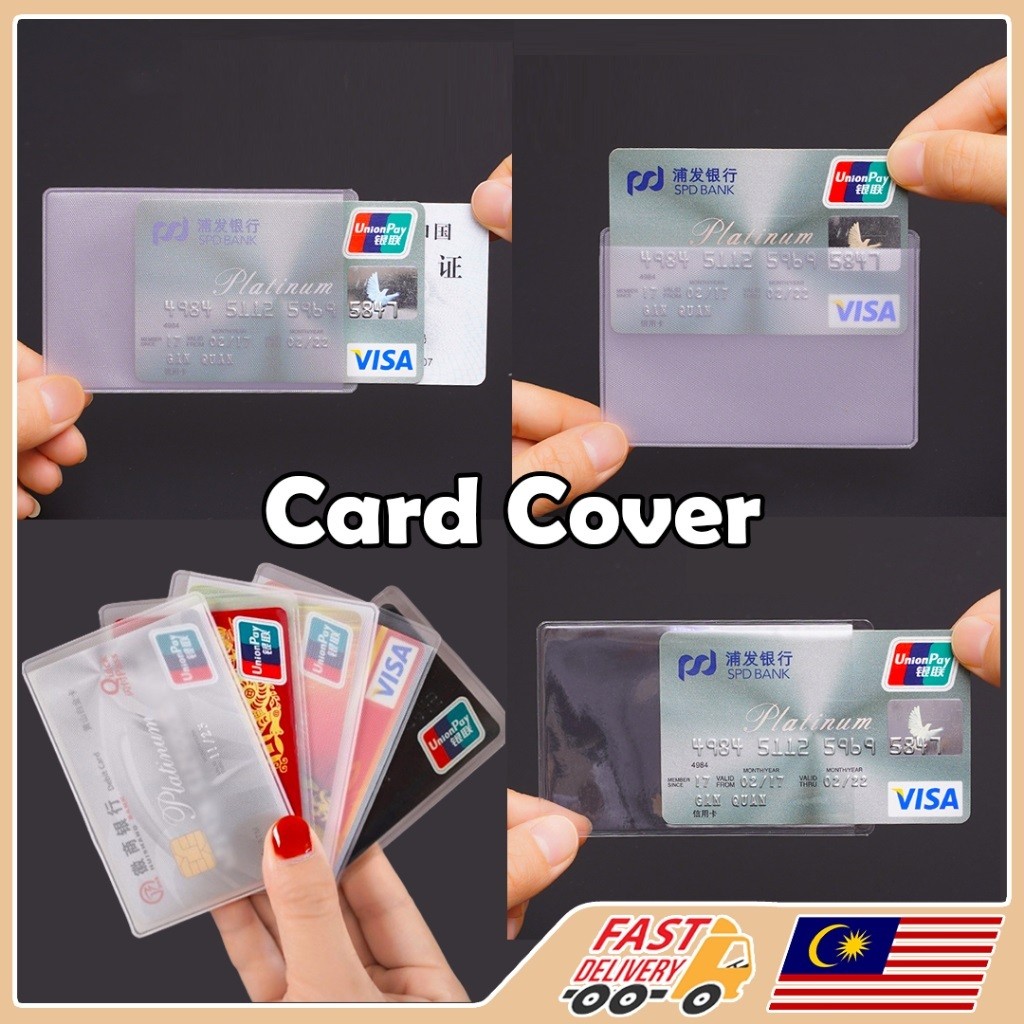 PVC Card Cover License Card Cover IC Card Bank Card Cover Membership Card Cover 证件保护 Card Sleeve