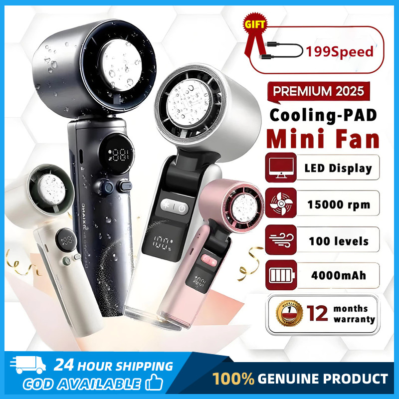 Kipas Mini Fan Cooler Portable Fan Kipas Tangan Hand Fan Rechargeable Handheld Kipas Portable 風扇小型