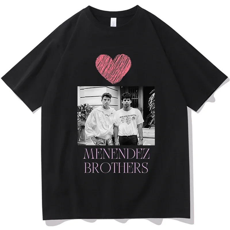 Nicholas Chavez T-shirts Menendez Brothers Merch Crewneck Short Sleeve Streetwear Men Women Tees Fashion Clothes Aesthetic Tops