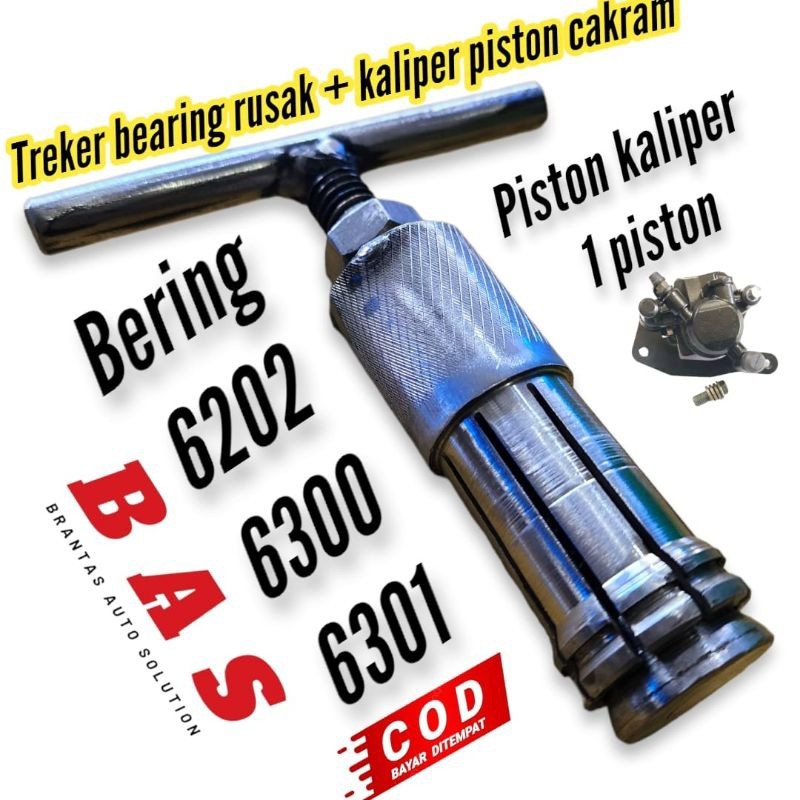 Treker Bearing Remuk Velg Treker bearing Caliper Piston Disc Treker 2 in 1 One Tool 2 Functions