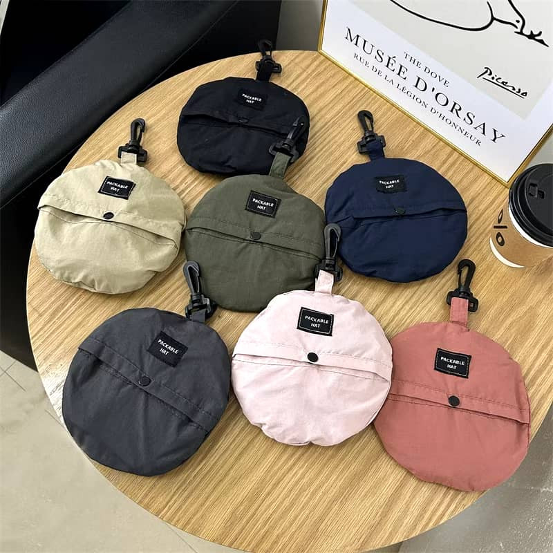 Unisex Packable Waterpoor Hat Foldable Camping Bucket Hat Topi Hiking Hat Sun Hat Fishing Hat Basin Cap