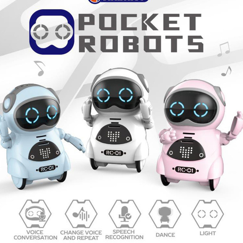 Emo Robot Mascota Inteligente Talking Interactive Voice Recognition Record Singing...