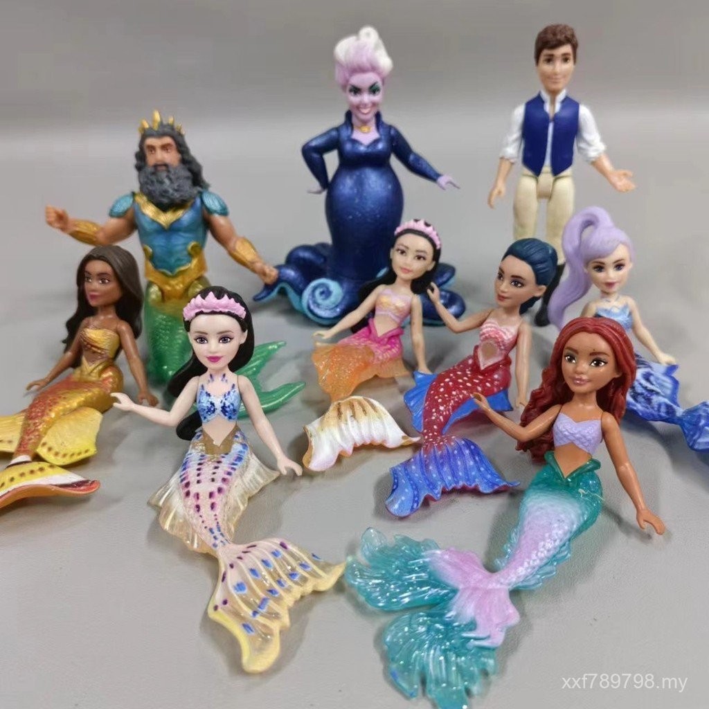 Genuine Bulk Goods Disney Movie Merchandise The Little Mermaid Ariel Doll Figure Mermaid Sister Doll Doll