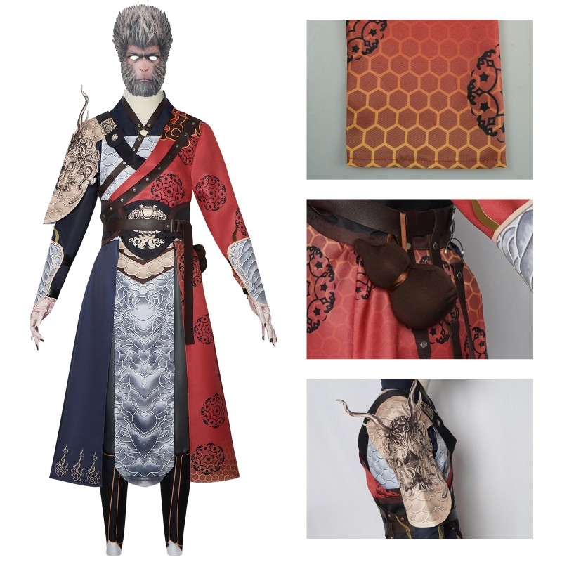 Black Myth Goku Clothing Children cos Armor Children Photography Full Set Monkey King Theme Merchandise Adult Style