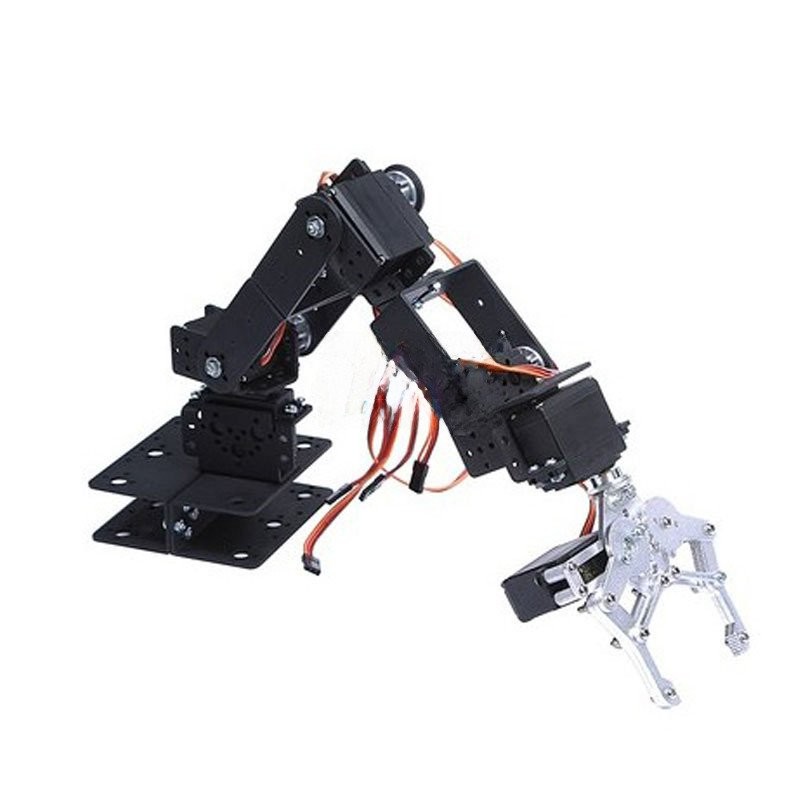 Factory Direct Sales 6 Freedom Three-Dimensional Rotating Robotic Arm Mechanical Mobile Phone Robot Smart Car Accessories