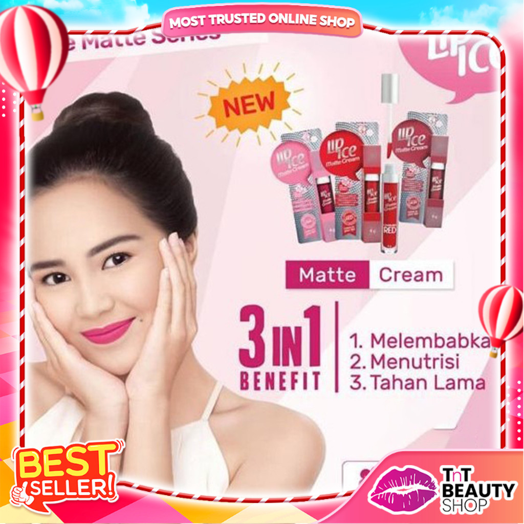 Lip ICE Matte Color 2gr | Lip ICE Matte Cream 4gr | Tnt Beauty Shop