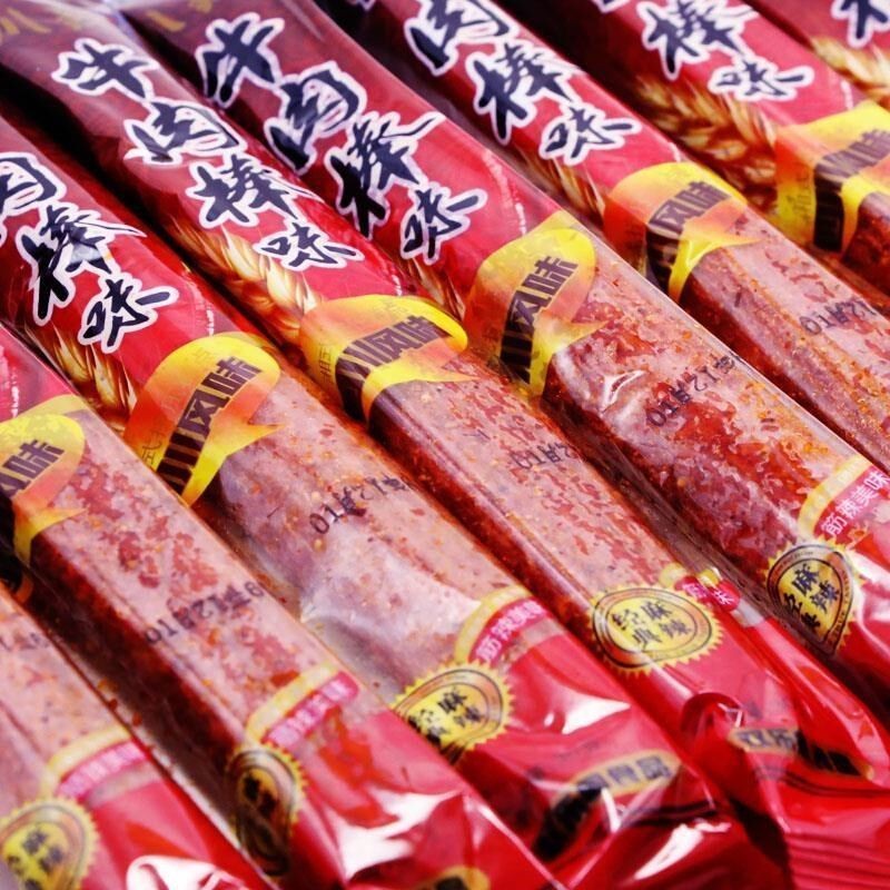 Sichuan Spicy Beef Sticks Flavor Relieving Glutton Snacks Beef Flavor Sticks Spicy Sticks Sticks Root Beef Flavor Sticks Casual Snacks [ljw]