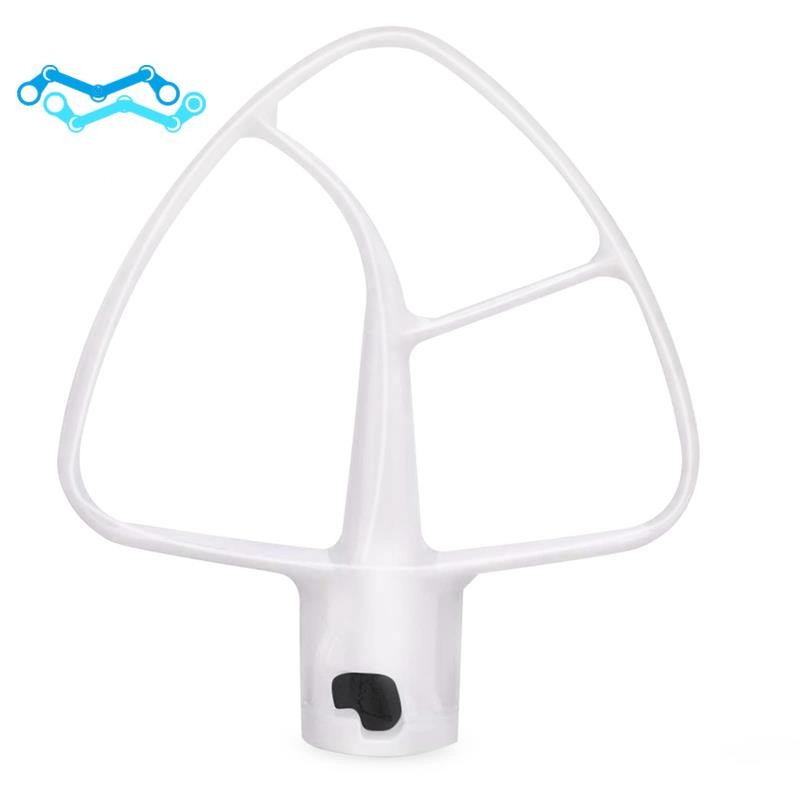 1 Piece K45B Coated Flat Beater for KitchenAid Mixer, Stainless Steel+Plastic for Kitchen Aid Mixer Accessory Kitchenaid Mixer Attachments Kitchenaid