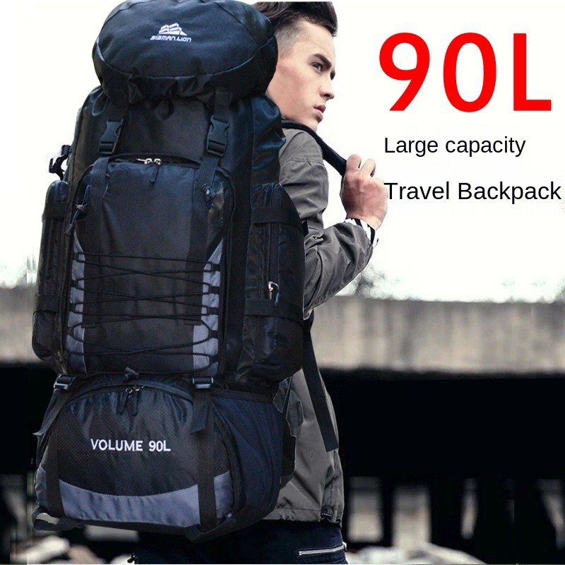 Large Capacity Backpack 90L Waterproof Camping Backpack Backpack Sports Backpack Hiking Backpack Travel Backpack Hiking Backpack Backpack Men Backpack Women Cycling Backpack
