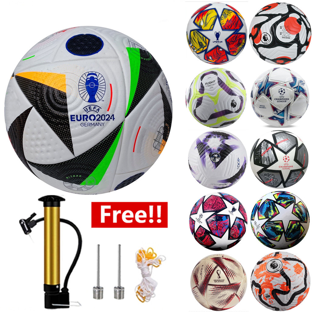 High Quality Size 5 Bola Sepak/Padang AntiSlip Soft PU Leather Soccer Football