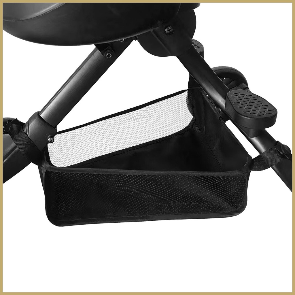 Stroller Organizer Bag Stroller Basket Stroller Organizer Large Storage Basket Stroller Storage Attachment Mesh oplikmy