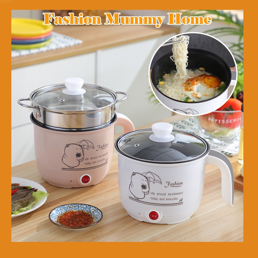 SW_1.8 L Electric Pot /Mini Rice Cooker with steamer Free Malaysia 3 pin cable periuk nasi masak