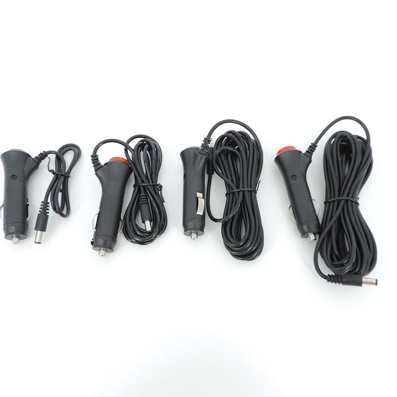 DC 12V 24V Car Adapter Charger Lighter Power supply extension cable Plug Cord Switch For Car Monitor Camera 2.1x5.5mm 0.