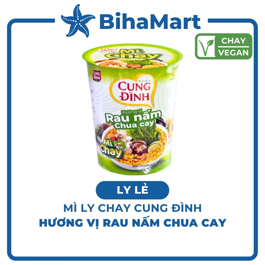 [ODD Cup] - AFOTECH - Royal Vegetarian Cup Noodles Spicy and Sour Mushrooms, Royal Spicy and Sour Mushroom Cup Noodles, Royal Vegetarian Noodles (69g/cup)