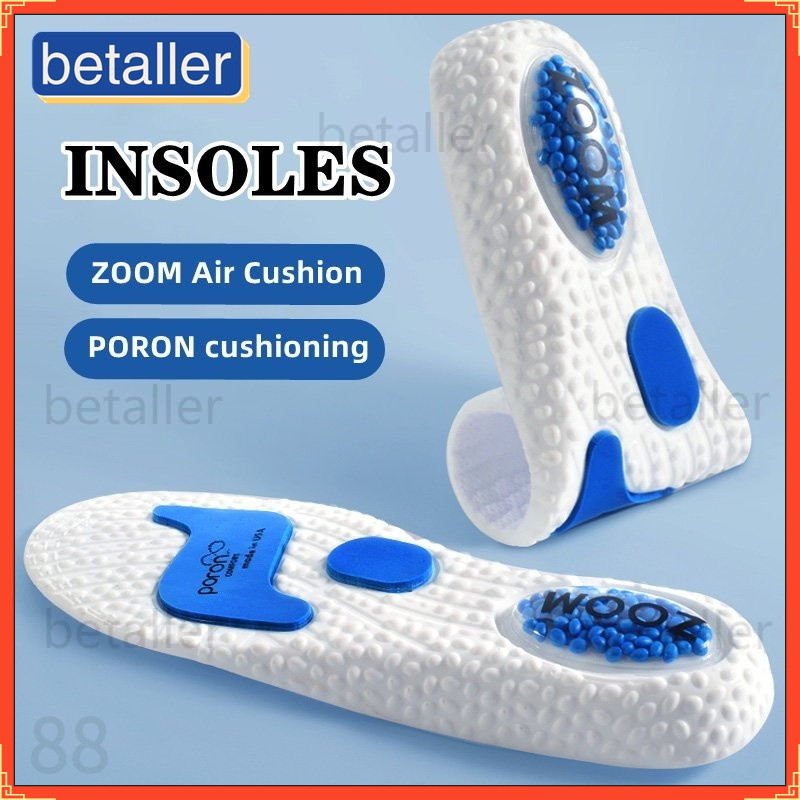 1 Pair High Elastic Sport Shoe Insoles | Boost Zoom Technology for Superior Shock Absorption | Pelapik Kasut Sukan Elastik Tinggi untuk Keselesaan & Sokongan