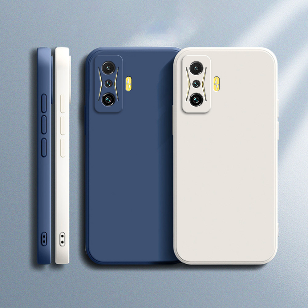 Custodia TPU Morbida Per Xiaomi Poco F4 GT, Effetto Sfumato Viola E Blu, Antigraffio E Antiurto