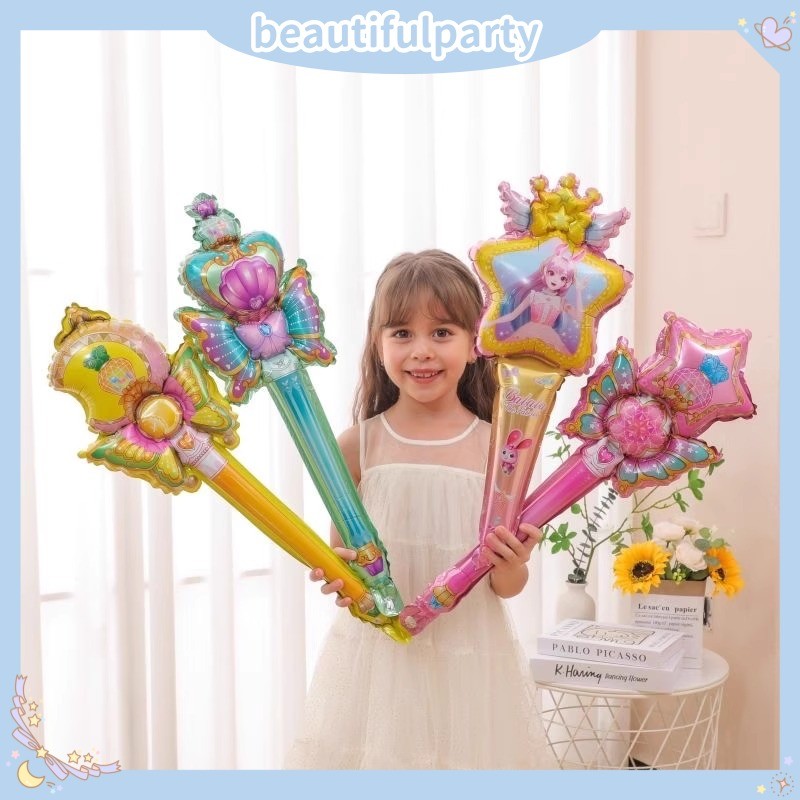 6.1 Children's Day Handheld Balala Little Magic Fairy Balloon Stick Kindergarten Activi…