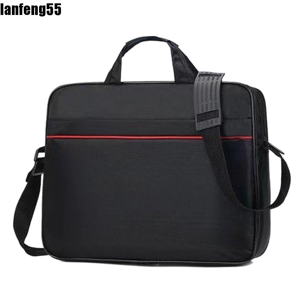 LANFENG Business Tote Bolsas, Large Capacity Handbag Crossbody Briefcases, Simple File Folder Bag Multi-layer Thicken Laptop Handbag Lawyer