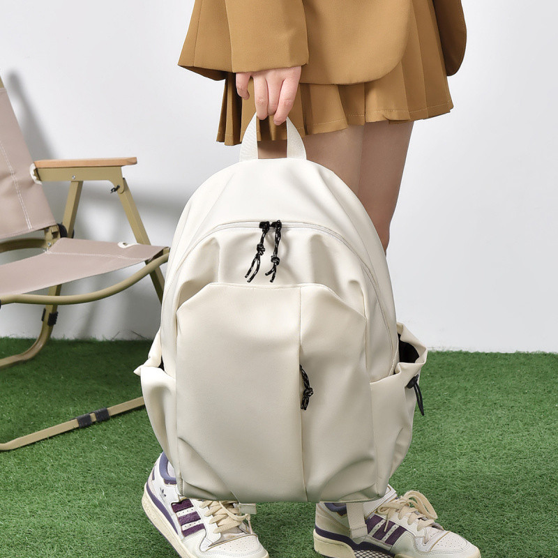 Sports Backpack Outdoor Leisure Men's Bag Leisure Backpack Leisure Backpack Outdoor Backpack Fashion Backpack Student Backpack Couple Backpack ins Large-Capacity Simple Leisure Backpack Campus Class Outdoor Travel All-Match Student Scho