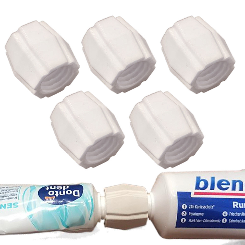 4/5pcs Refillable Toothpaste Refill Adapters,Tube Refill & Transfer Adapters Travel Toothpaste Transfer Tool,Suitable Universal Toothpaste Tub,For Travel Packaging,Bathroom Accesso