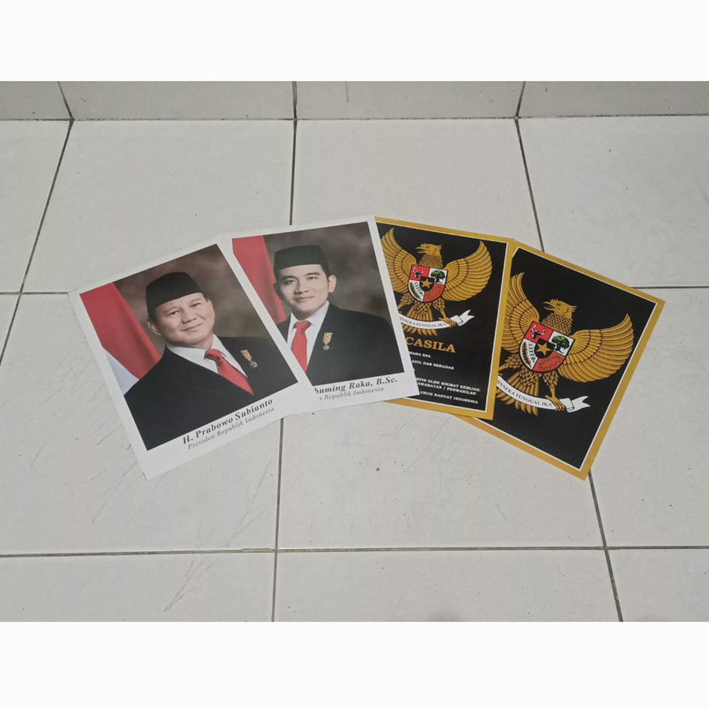 President and Vice Garuda Poster Size 25x35 cm