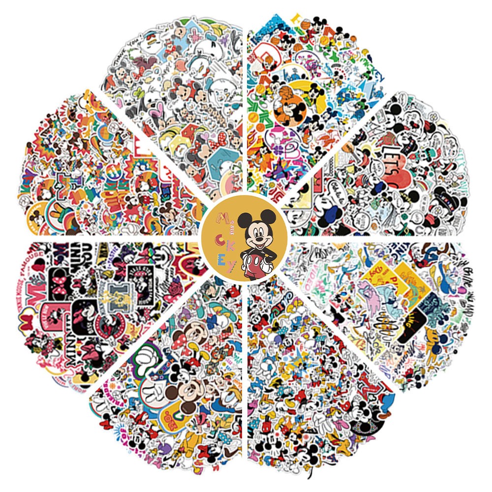 Disney Sticker Mega Collection (100+ Designs) | Officially Licensed Waterproof Decals for Scrapbooks & Tech Gadgets