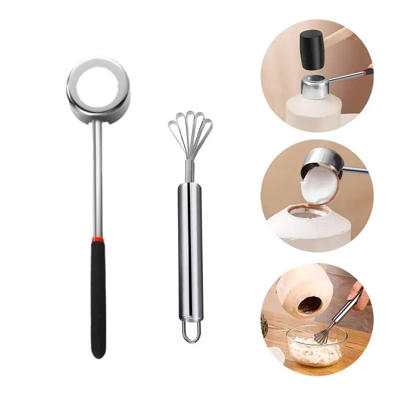 Stainless Steel Coconut Grater Fish Scales Scraper Potato Grater Kitchen Tool 椰子刨丝器