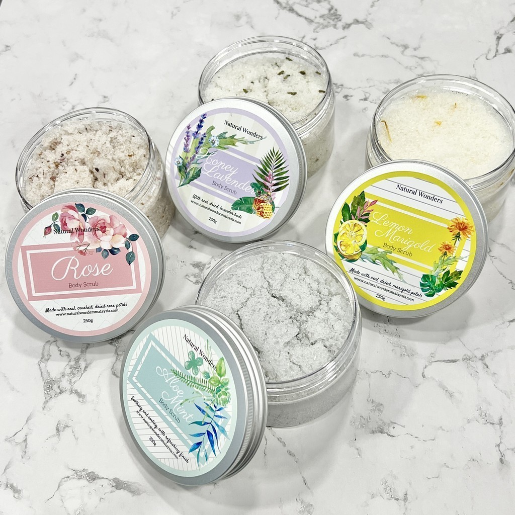 Classic Dry Body Scrubs - Magnesium Sulphate Scrub for eczema psoriasis
