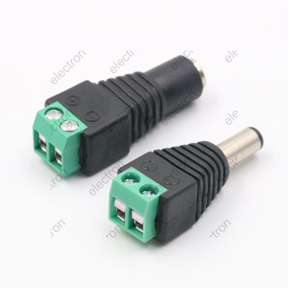 LED Adapter Power Supply Convenient Copper Wire Security Camera Power Supply Advanced Technology Monitor Energy Efficient Versatile 12V Green Terminal Connector Election