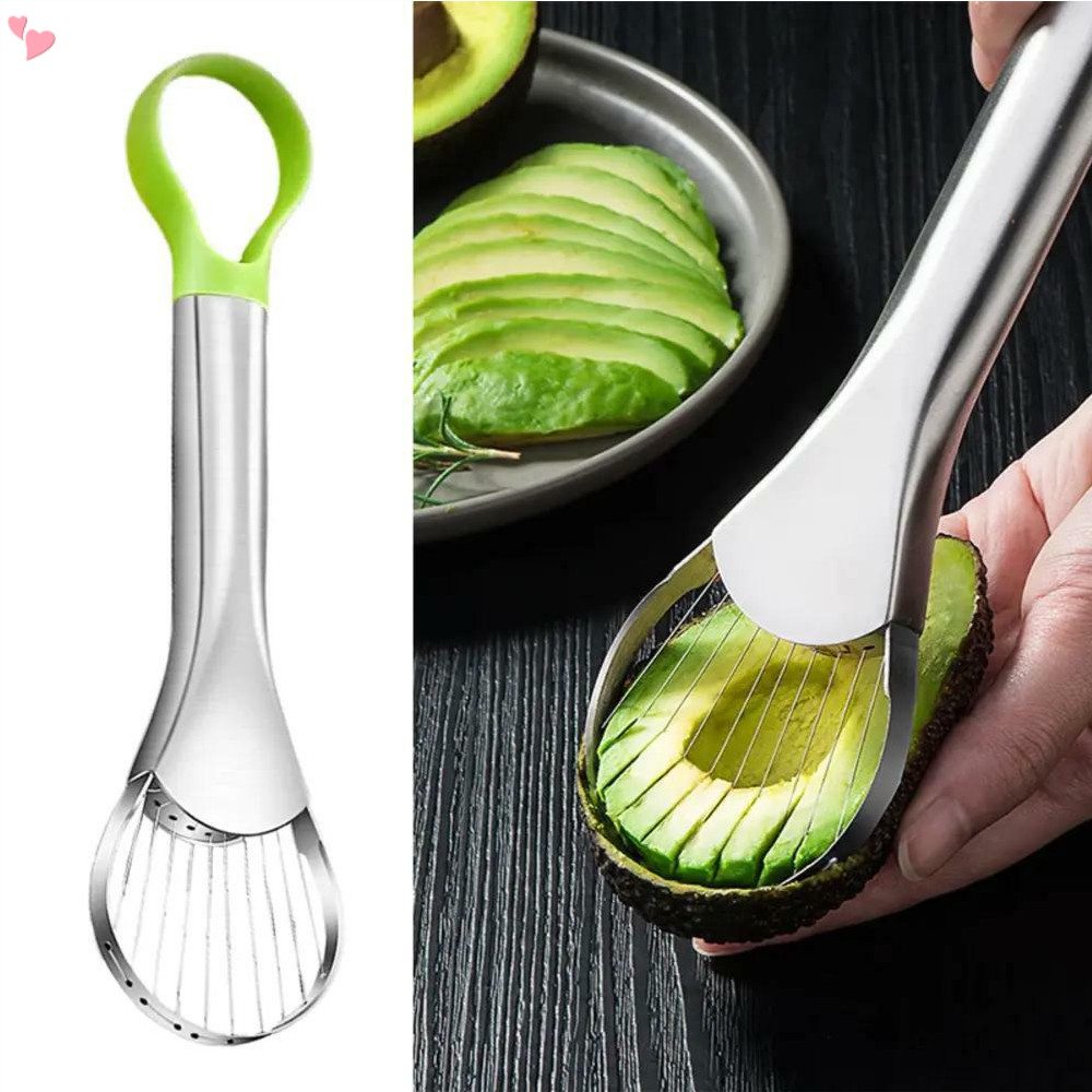 Avocado Slicer,Avocado Pit Remover Cutter/Peeler,Well Made Stainless Steel Avocado Slicer and Pitter Tool,Really Cutting Thin Slices,Best Gifts