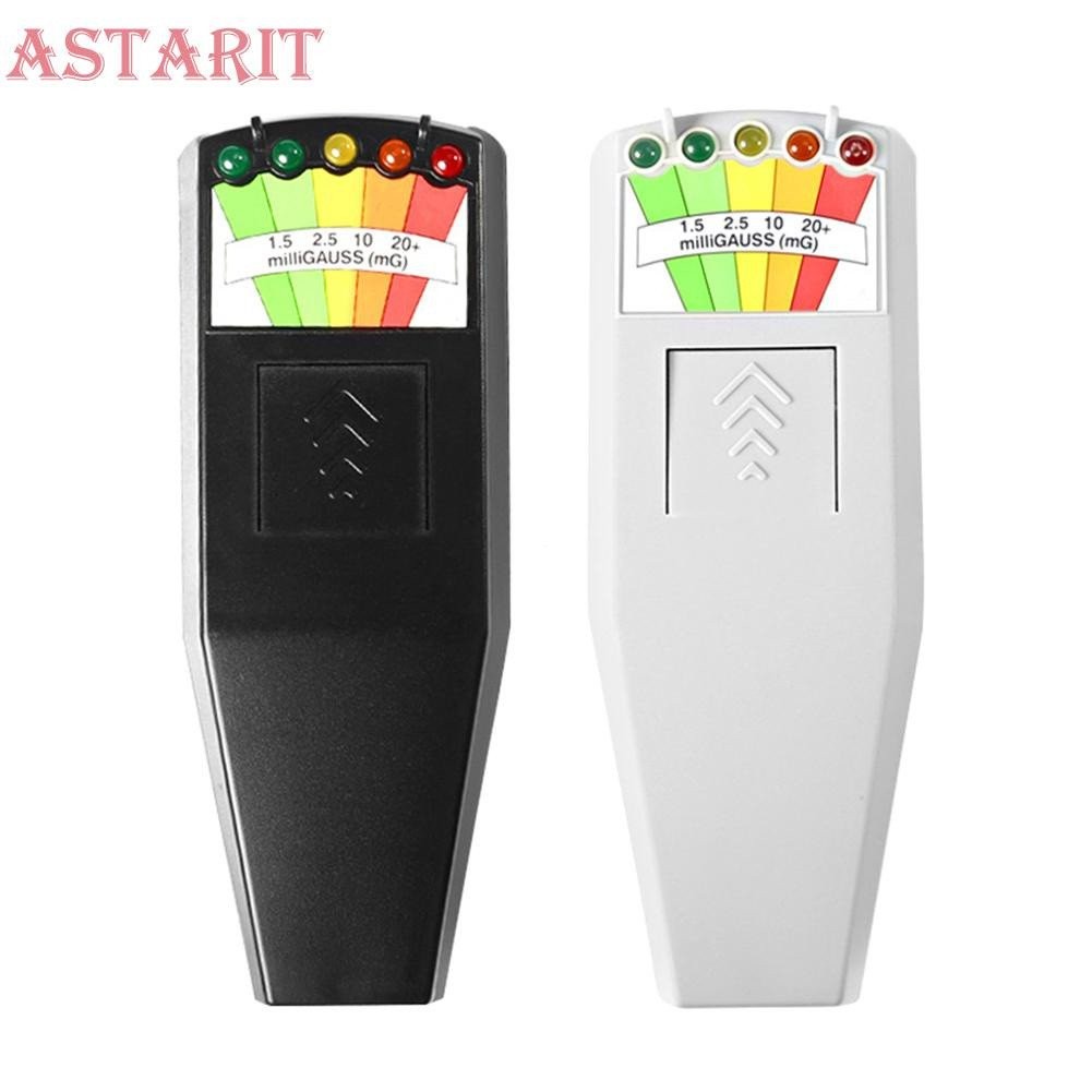 [Astarit.my] K2 Handheld 5 LED Gauss EMF Meter LCD Digital Electromagnetic Field Radiation Tester Portable Electric Magnetic Field Dosimeter Detector for Ghost Hunting