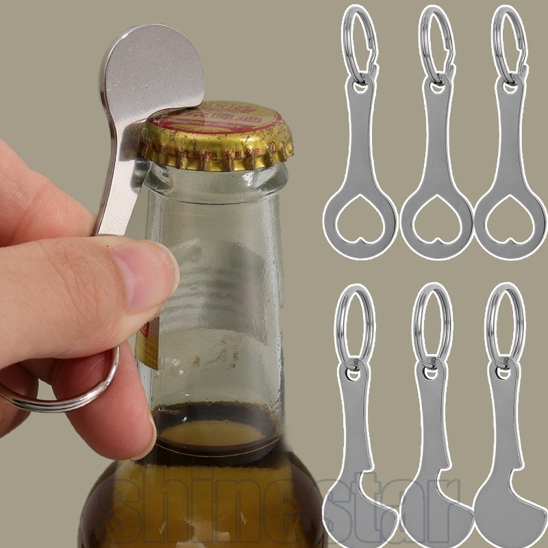 2/4/8Pcs Shopping Cart Tokens Trolley Token Keychain - Home Kitchen Bar Gadget - for Supermarket Tokens - Metal Token Pendant - 2 in 1, Universal - Portable Bottle Opener Keyring