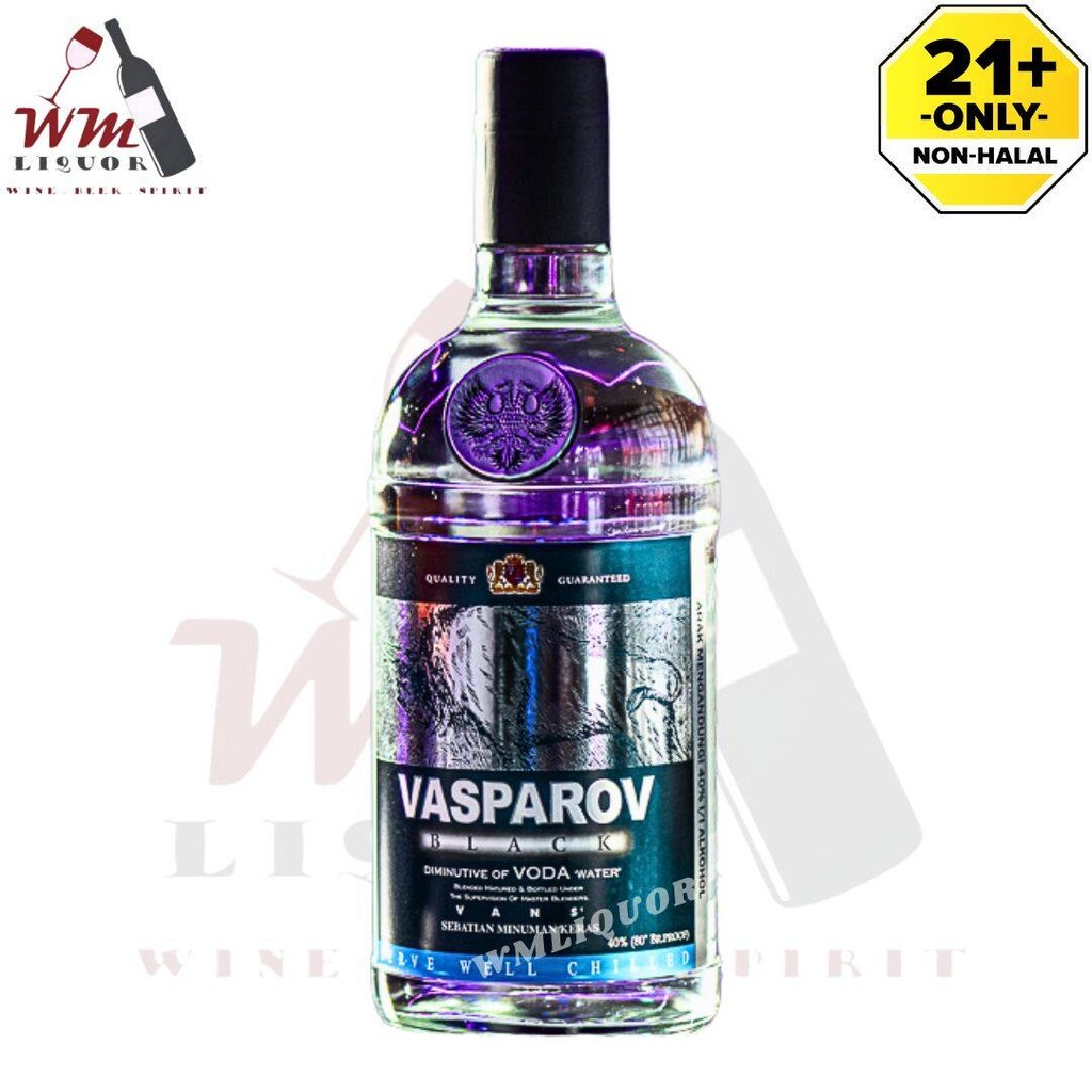 Vasparov Black Russian Vodka 750ML