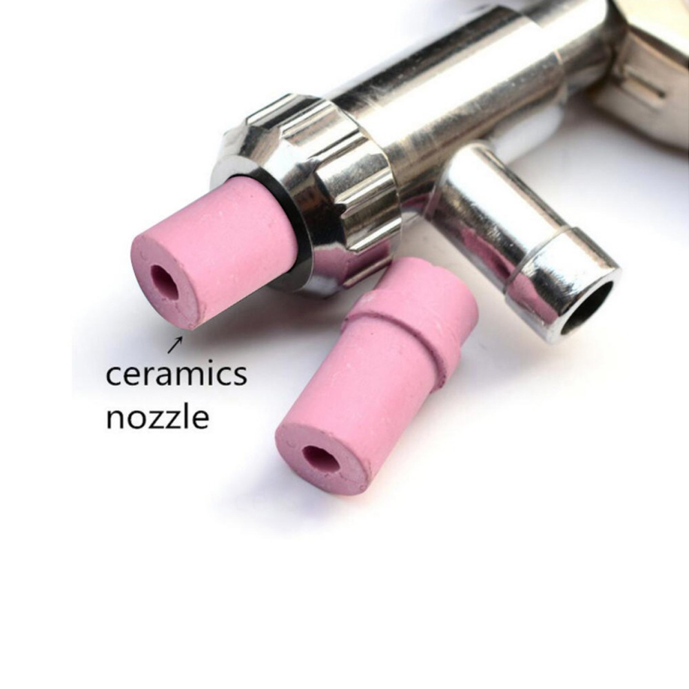 DIY Hardware Sandblaster Feed Blast Air Siphon Sand Blasting Abrasive Tool Ceramic Nozzles Tips Kit - Image 5