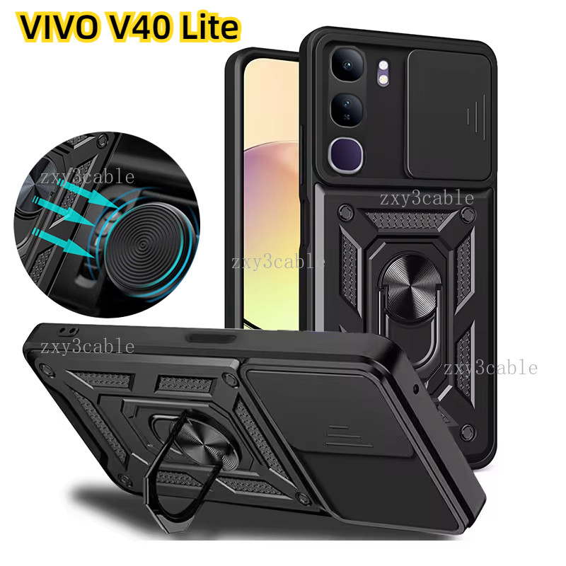 Custodia ESTH Per Vivo V40 Lite/V30e 5G: Con Supporto Invisibile E Magnete Per Auto