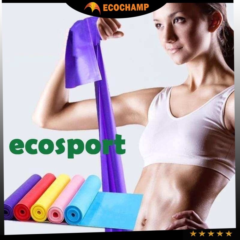 Latex Yoga Elastic Strap Stretch Rubber Resistant Indoor Fitness Gym Slimming Exercise Band